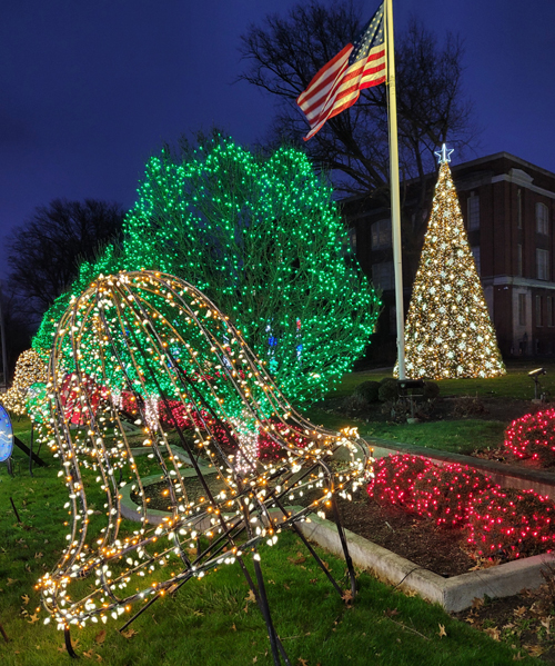 GE Nela Park Christmas lights display 2022