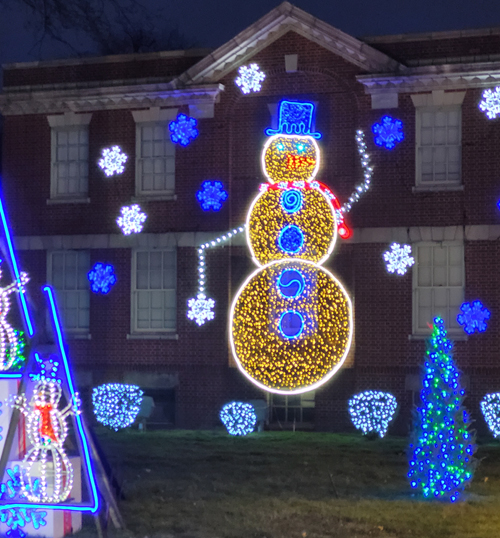 GE Nela Park Christmas lights display 2022