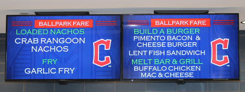 New Guardians ballpark food items