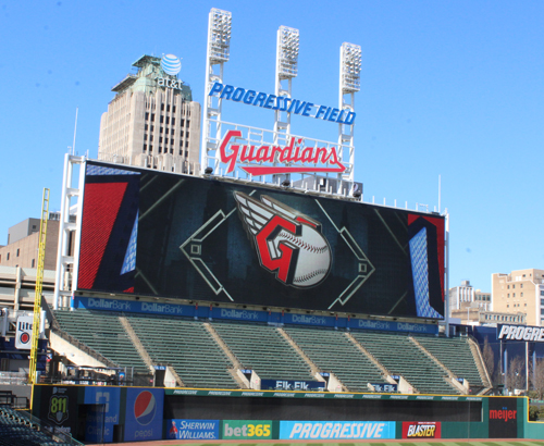 Cleveland Guardians scoreboard