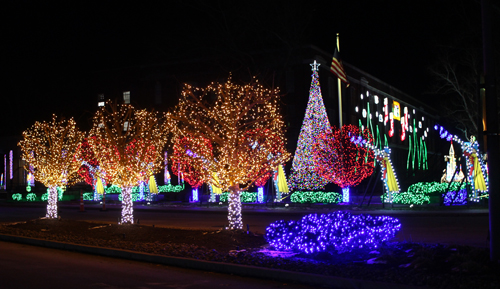 GE Nela Park Christmas lights display 2023