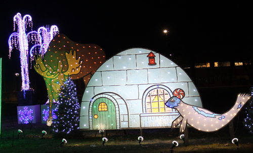 GE Nela Park Christmas lights display 2023