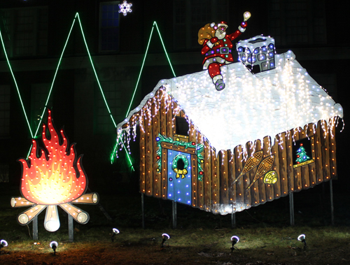 GE Nela Park Christmas lights display 2023