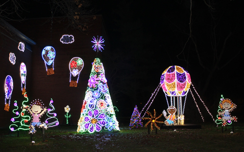 GE Nela Park Christmas lights display 2023