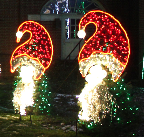 GE Nela Park Christmas Gnomes-Ville lights display 2023