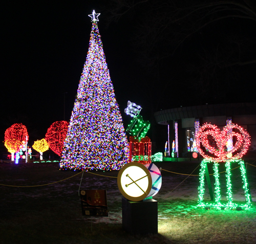 GE Nela Park Christmas lights display 2023