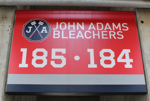 John Adams Bleachers at Progressive Field