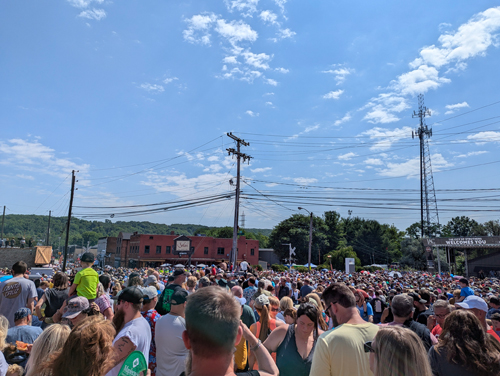 Crowd for Big Boy train