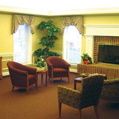 Mount Alverna Village quality senior housing lobby