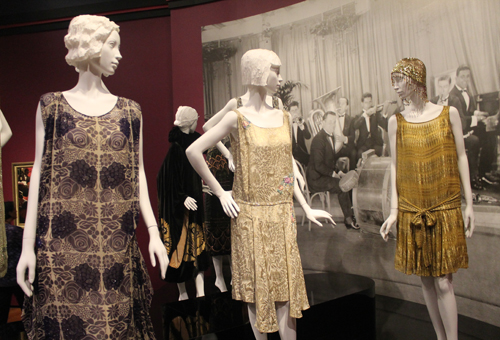 Flapper dress at Jazz Age exhibit at Cleveland Museum of Art