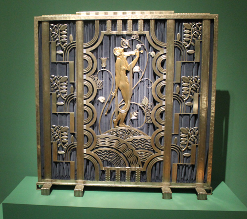 Muse with Violin screen from 1930