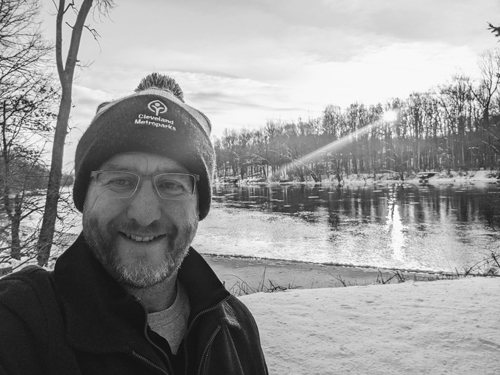 beautiful river sunset in winter Brad Nellis