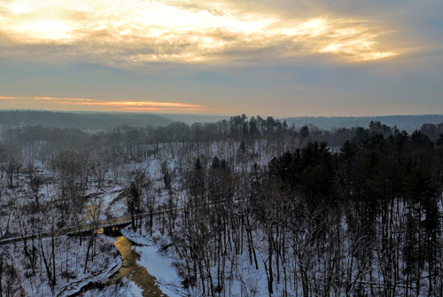 Morning Sun over Chippewa Creek