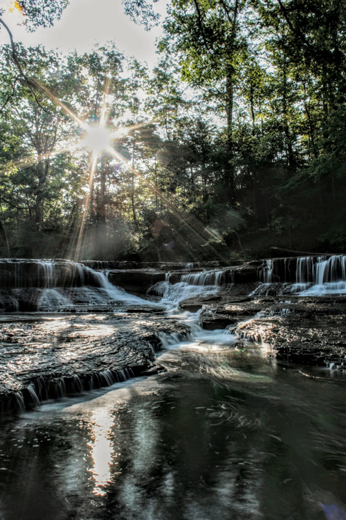 Quarry Rock Falls Sunrise