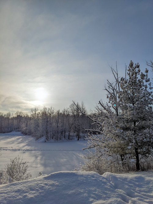 Shadow Lake Winter Sunrise