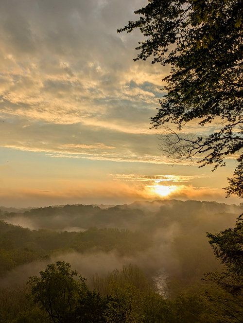 Tinkers Creek Gorge sunrise