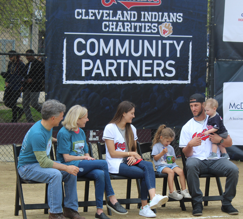 Paul and Karen Dolan with Yan Gomes and family