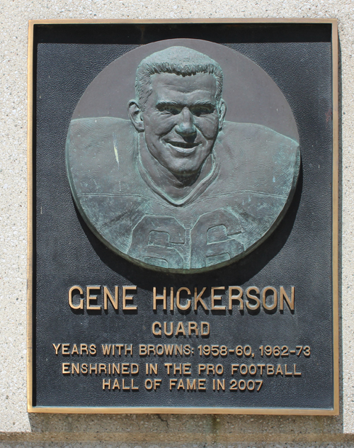 Cleveland Browns NFL Hall of Fame Gene Hickerson