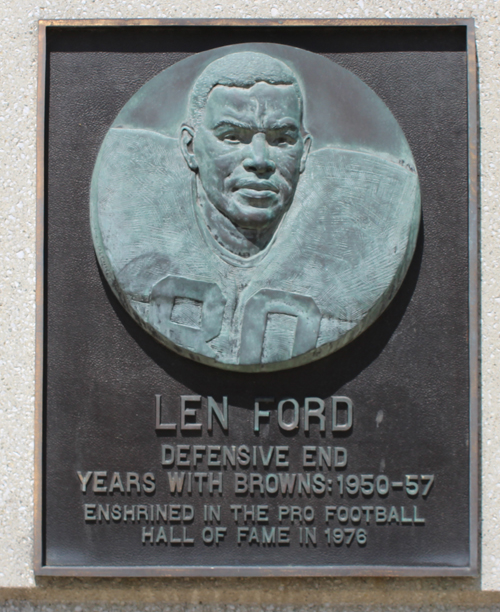 Cleveland Browns NFL Hall of Fame Len Ford