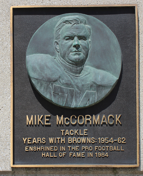 Cleveland Browns NFL Hall of Fame Mike McCormack