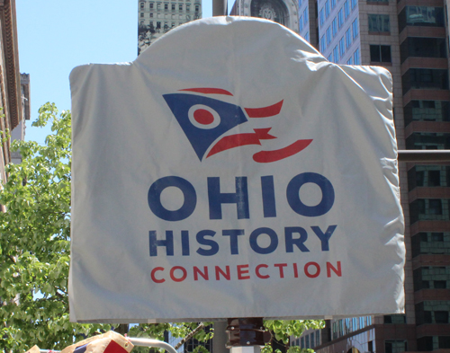 Ohio Historical Marker before unveiling