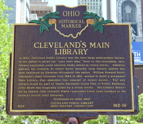 Cleveland Public Library Ohio Historical Marker