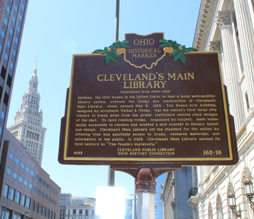 Cleveland Public Library Ohio Historical Marker