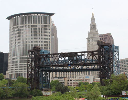 View of Cleveland from the Goodtime III
