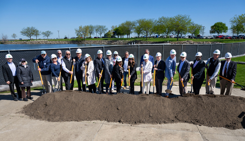 Preparing to break ground
