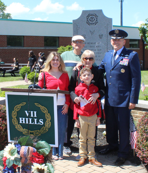 Col. Rocky A. Favorito, USAF (Ret.) and family members