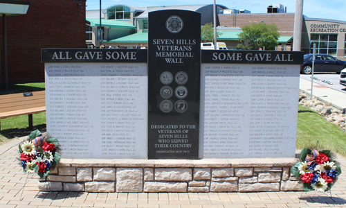 Seven Hills Veterans Memorial Wall