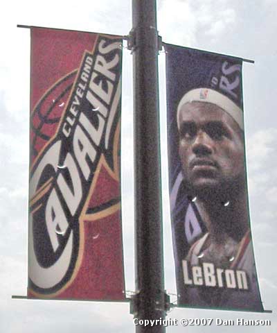 LeBron James banner