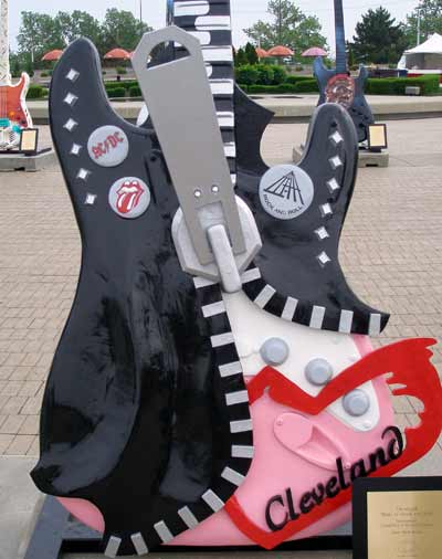 Heart of Rock and Roll is in Cleveland  Guitar at Guitarmania in Cleveland