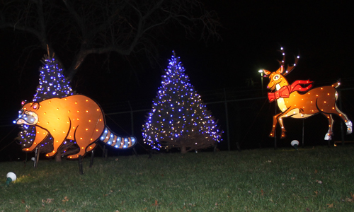 GE Nela Park Christmas Light Display 2015 in East Cleveland