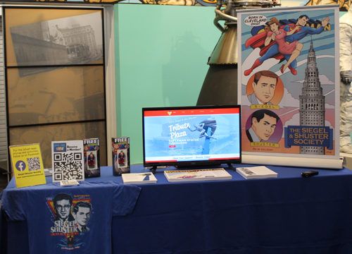 Siegel and Shuster Society display