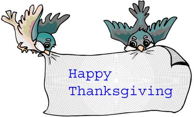 Bluebirds Thanksgiving