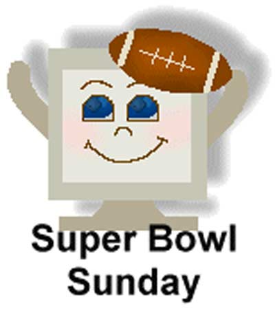 Super Bowl Sunday clipart
