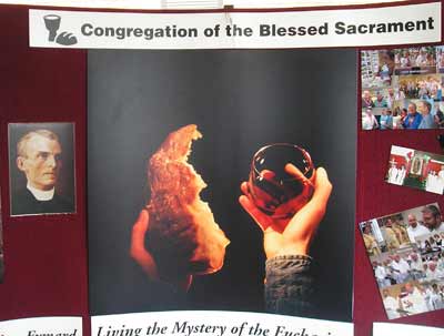Blessed Sacrament Congregation display