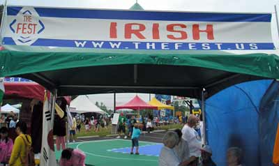 Irish Catholics booth at the Cleveland Fest 2007