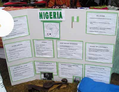 Nigerian display at the Cleveland Catholic Fest 2007