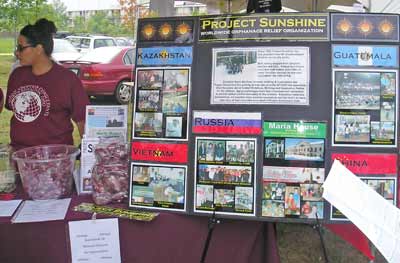 Project Sunshine display
