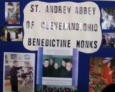 St. Andrew's Abbey Benedictine Monks Display