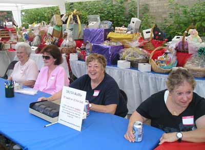 Volunteers at the St Philomena rib off