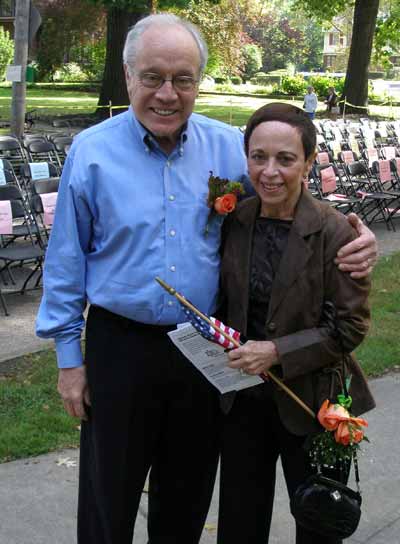 Honorees Burt and Judy Saltzman