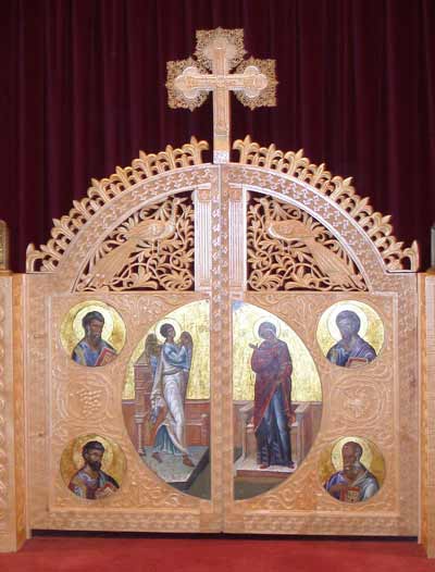 Inside Saint Sava Serbian Orthodox Cathedral in Cleveland