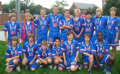 Soccer players in the Continental Cup at JCU