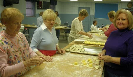 Flo Medvic, Elaine Kovacc and Ann Ankrum