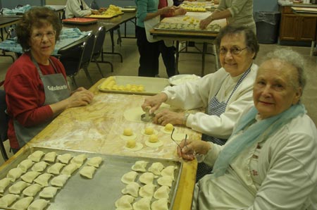 Betty Santucci,  Irene Masilak and Cecelia Mazur