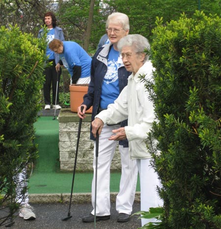 Corrine Hughes competes in Senior Olympics at age 97