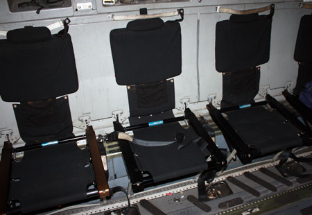 Seats Inside Air Show plane
